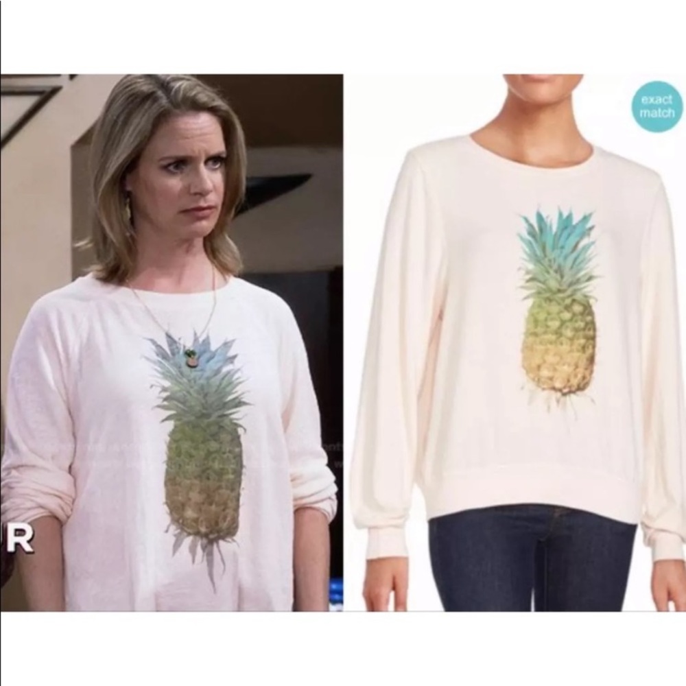 Wildfox  pineapple baggy jumper NWOT